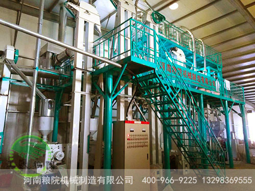 河北石家庄玉米生产设备生产线投产运营